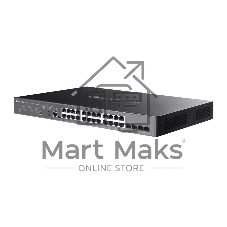 Коммутатор TP-Link SG5428XMPP, 24×1 Гбит/с PoE++ + 4×10 Гбит/с SFP+, управляемый