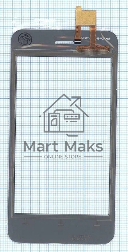 Сенсорное стекло (тачскрин) для Fly FS406 Stratus 5, белое
