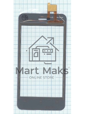 Сенсорное стекло (тачскрин) для Fly FS406 Stratus 5, белое