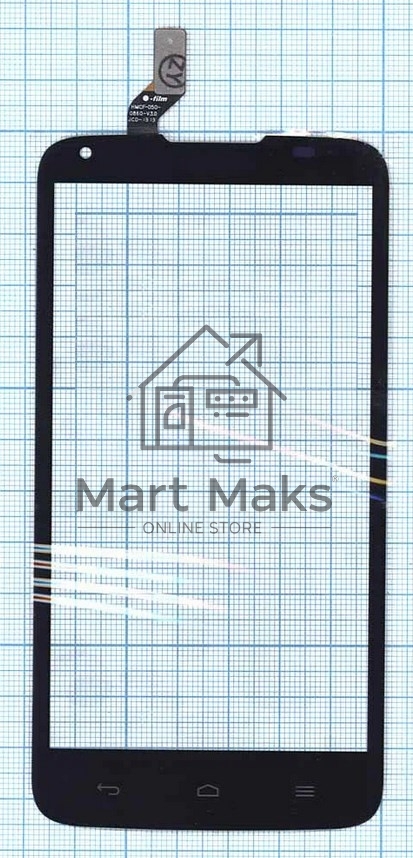 Сенсорное стекло (тачскрин) для Huawei Ascend G710, черное
