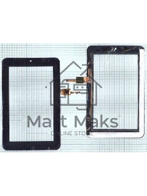 Сенсорное стекло (тачскрин) AD-C-700291-CC(LOCA)-RG, черное