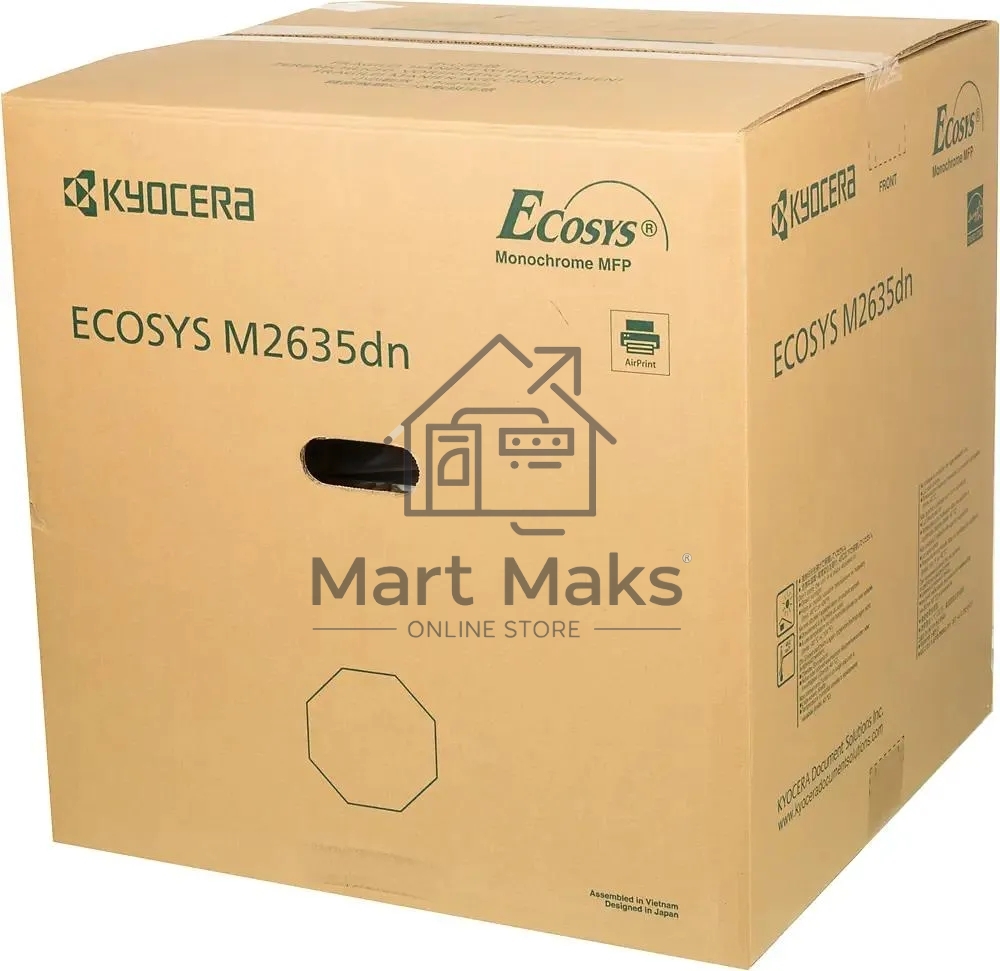МФУ лазерный Kyocera Ecosys M2635DN (1102S13NL0), A4, ч/б, печ. до 35 стр/мин., скан. до 40 стр/мин. (ч/б) 23 стр/мин. (цвет), 1200 x 1200 dpi (печать) 600x600dpi (скан.), USB, RJ-45