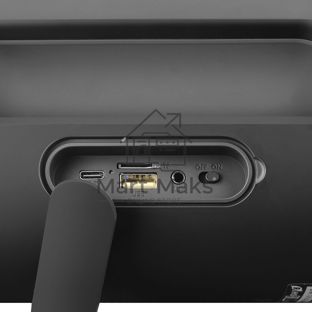 Колонка BlueTooth Ginzzu GM-918B, 3,6Ah/TWS/USB/TF/AUX/RGB