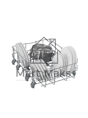 Посудомоечная машина Beko DVS050R01W, белая, 44.8 см, 10 компл., 49 дБ, класс A