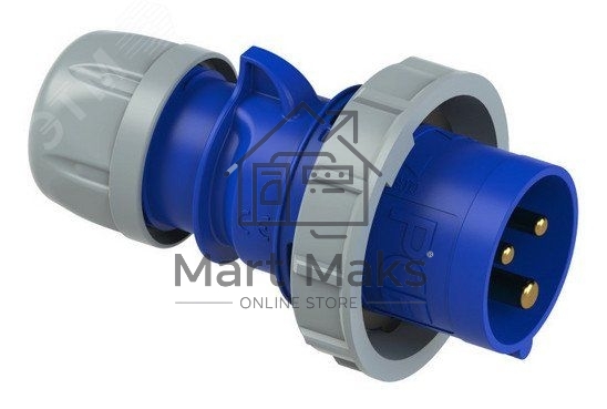 Вилка кабельная PCE 16A/230V/1P+N+E/IP67
