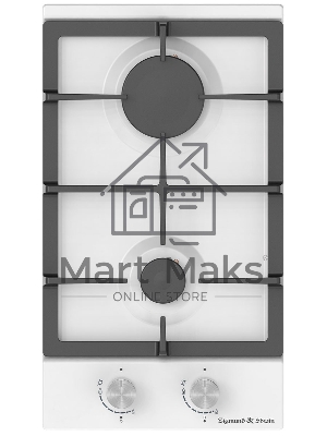Газовая варочная панель Zigmund & Shtain G 14.3 W независимая, белый