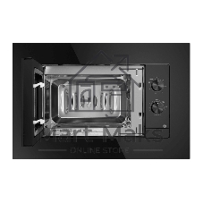 Микроволновая печь встраиваемая Maunfeld JBMO725BK01 черный, 20 л, 700 Вт, переключатели - поворотный механизм