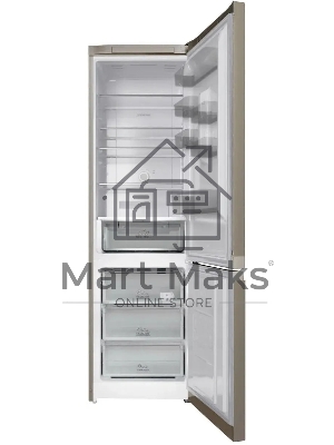 Холодильник Hotpoint HT 6200 BZ бронзовый двухкамерный 240/83л морозилка снизу, No Frost