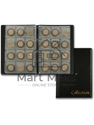 Папка с 10 прозр.вклад. Silwerhof Кляссер для монет ПВХ 0.25мм черный 125x175мм Папка с 10 прозр.вклад. Silwerhof Кляссер для монет ПВХ 0.25мм черный 125x175мм