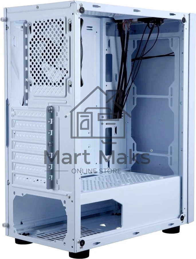 Компьютерный корпус AeroCool / Formula CL-3302W RGb белый без БП ATX 2xUSB 2.0 1xUSB 3.0 audio bott PSU