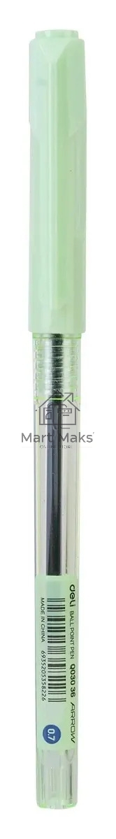 Набор ручек шариковых Deli Arrow EQ03032 ассорти, d=0.7мм, синие чернила (4шт), линия 0.4мм, 4 цвета