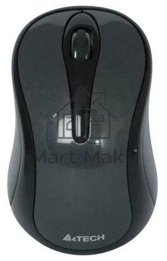 Мышь беспроводная A4Tech G3-280A серый/черный, 1200 dpi, радиоканал, USB, кнопки - 3