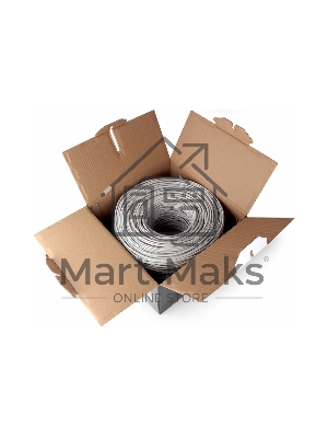 Кабель Cablexpert, UTP5e, 4 пары, 0.51 мм, CCA, однож., 305 м, серый