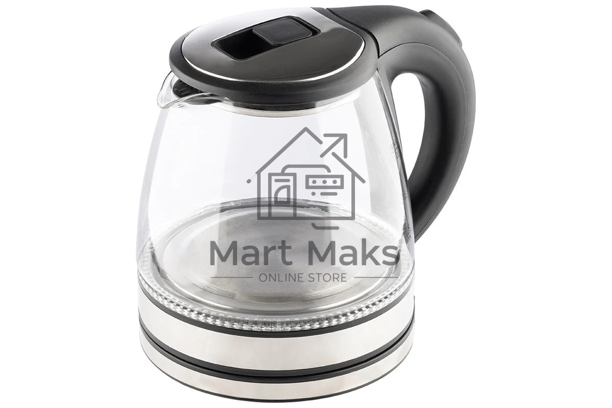 Чайник электрический Homestar HS-1052 (1,2 л.) стекло, пластик черный