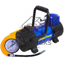 Компрессор GOODYEAR GY-40L GY000111 40 л/мин со съемной ручкой Воздушный компрессор Goodyear GY-40L 40 л/мин со съемной ручкой, съемный витой шланг, сумка для хранения