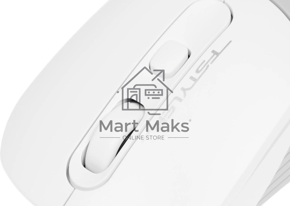 Мышь беспроводная A4Tech Fstyler FG10S белый/серый, 2000 dpi, радиоканал, USB, кнопки - 4