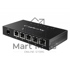 Маршрутизатор Ubiquiti EdgeRouter X SFP (ER-X-SFP-EU), 5×1 Гбит/с PoE + 1×1 Гбит/с SFP, управляемый