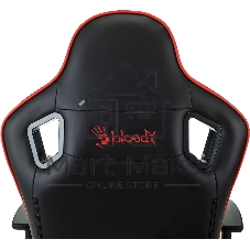 Кресло игровое A4Tech Bloody GC-840 черный, сиденье черный, эко.кожа, с подголов. крестов. металл черный, пластик черный