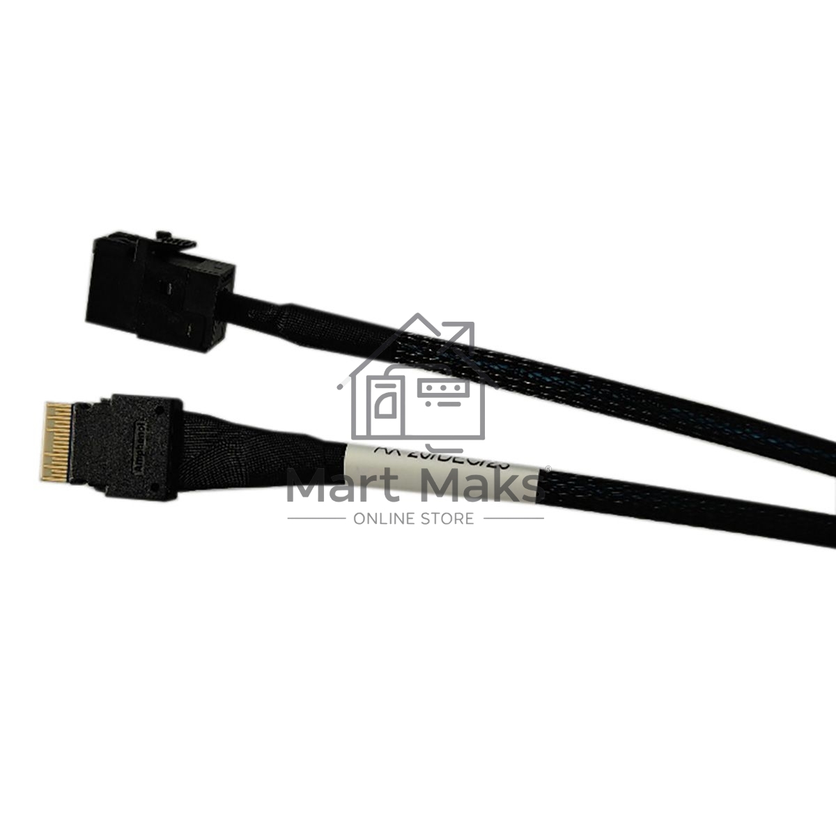 Кабель Amphenol RSL38-1067 Slimline SASx4 (SFF8654) -to- HD MiniSAS x4 (SFF8643) 100cm