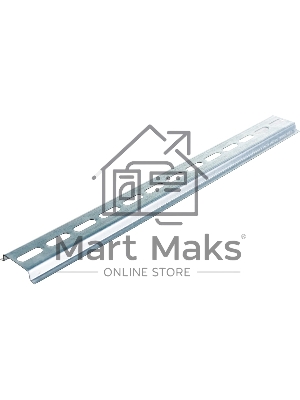 Рейка DIN перфорированная L300 с инд. ШК PROxima EKF adr-30-x