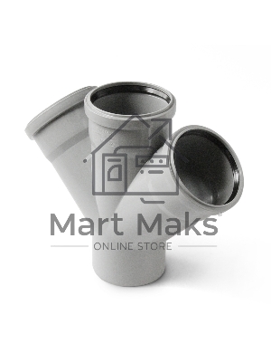 Крестовина одноплоскостная (Полипропилен) 110x110x110/45 PRO AQUA 801145P