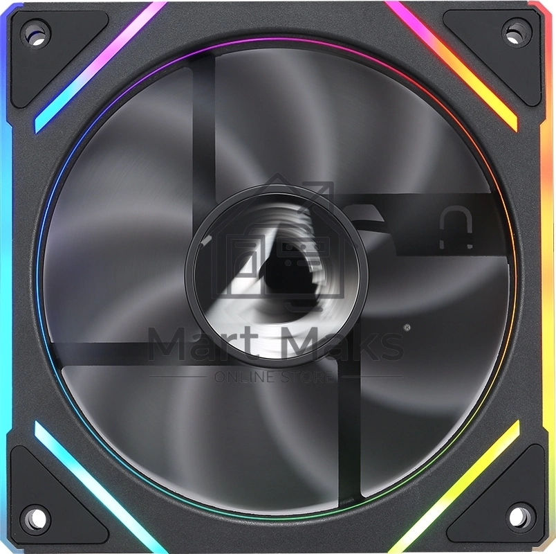 Вентилятор для корпуса Aerocool / Formula Floe Plus 12BK ARPW ARGB черный, 120 мм, 1500 об/мин, 26.8 дБ, 4 pin