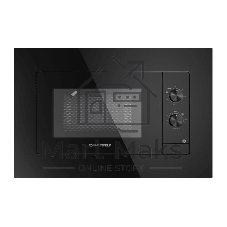 Микроволновая печь встраиваемая Maunfeld JBMO725BK01 черный, 20 л, 700 Вт, переключатели - поворотный механизм