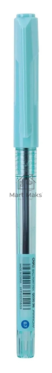 Набор ручек шариковых Deli Arrow EQ03032 ассорти, d=0.7мм, синие чернила (4шт), линия 0.4мм, 4 цвета