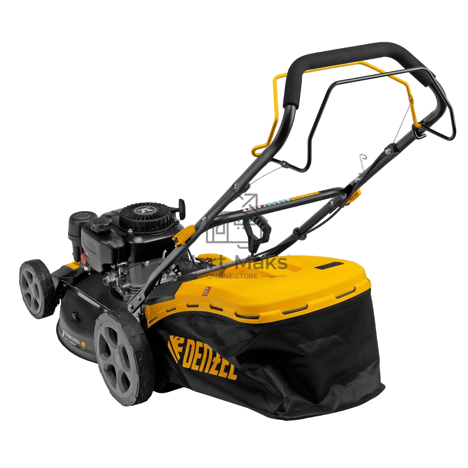 Газонокосилка бензиновая Denzel GLR-510SP-ZS, 171 см3, ширина 51 см, привод, травосборник 65 л