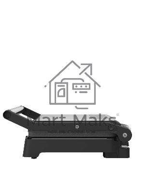 Гриль электрический Topdevice EG1/2200 Вт/0-240 °C/раскрытие на 180 °C/несъемные панели/черно-серебристый (TDSEG001_BK)
