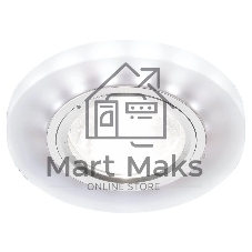 Точечный светодиодный светильник Ambrella Light матовый/хром/MR16+3W/LED WHITE/ S214 WH/CH/WH