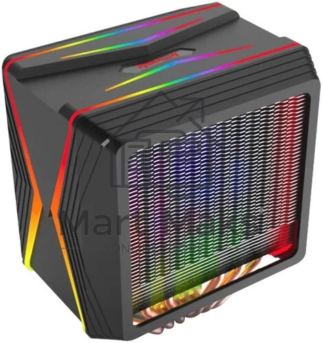 Кулер Redragon Hodur Dual-tower черный 120мм алюминий+медь 1800rpm 32,6db 200W 160мм