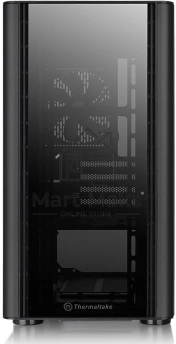 Компьютерный корпус Thermaltake V150 TG CA-1R1-00S1WN-00 Black/Win/SPCC/Tempered Glass*2/ 120мм Standard Fan*1