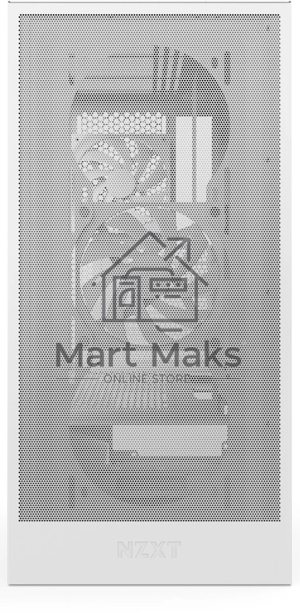 Компьютерный корпус без блока питания NZXT H5 Flow (2024), Midi-Tower, TG, 2x120мм, 1xUSB-A 3.2 + 1xUSB-C 3.2, E-ATX, ATX, mATX, mITX белый