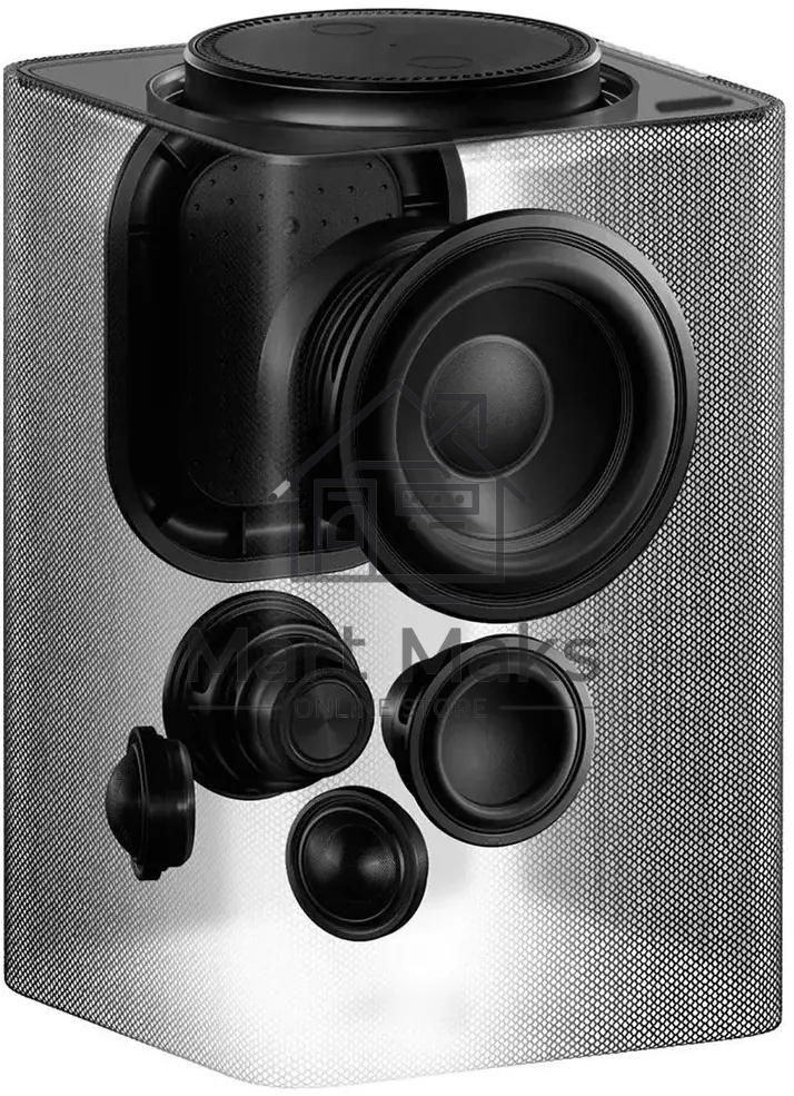 Умная колонка Яндекс Станция Макс, Zigbee, 65Вт, с голосовым ассистентом Алиса на YaGPT, графит