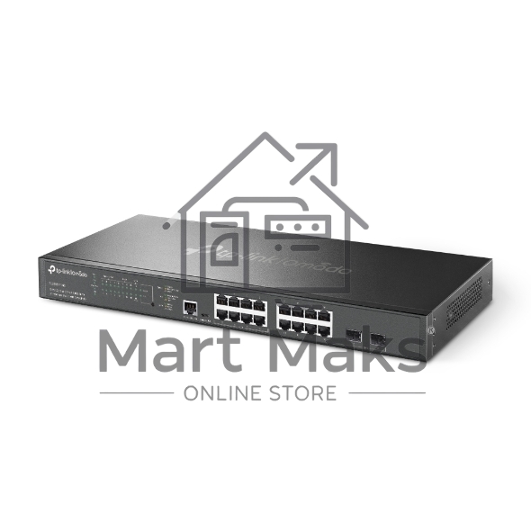 Коммутатор TP-Link SG3218XP-M2 (L2+) 16x2.5Гбит/с 2xКомбо(10GBase-T/SFP+) 2SFP+ 8PoE+ 240W управляемый