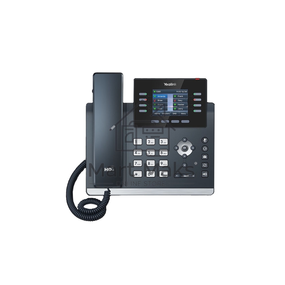 Телефон IP Yealink SIP-T44U черный