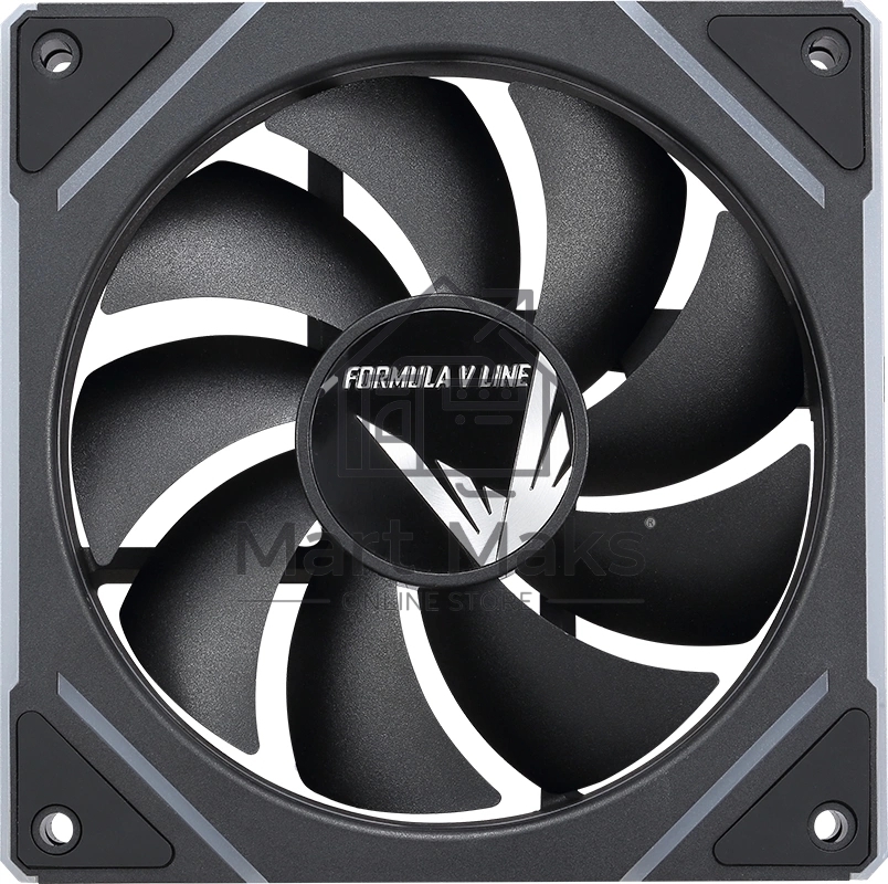 Вентилятор для корпуса Aerocool / Formula Floe Plus 12BK ARPW ARGB черный, 120 мм, 1500 об/мин, 26.8 дБ, 4 pin