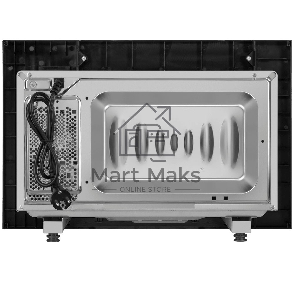 Микроволновая печь встраиваемая Maunfeld JBMO820GS01 нержавеющая сталь, 20 л, 1080 Вт, переключатели - поворотный механизм/кнопки