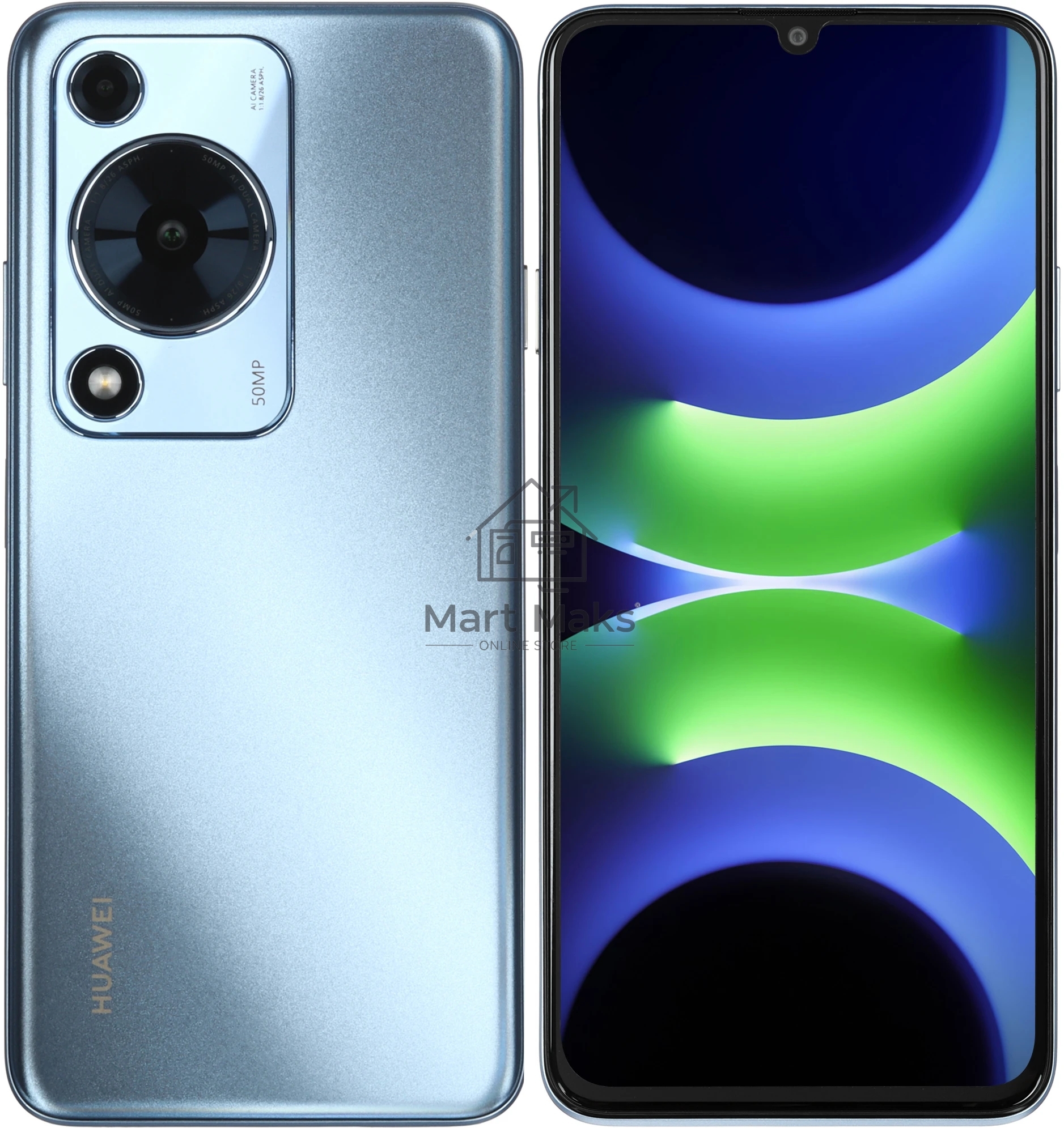 Смартфон Huawei Nova Y72S promo front 8/128Gb, синий