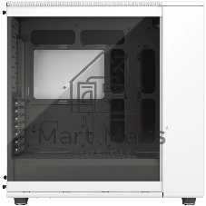Компьютерный корпус без блока питания Fractal Design North XL TG Dark Tint, Full-Tower, 3x140мм, 2xUSB-A 3.2 + 1xUSB 3.2 Type-C E-ATX, ATX, mATX, mITX Wood panel, Chalk белый
