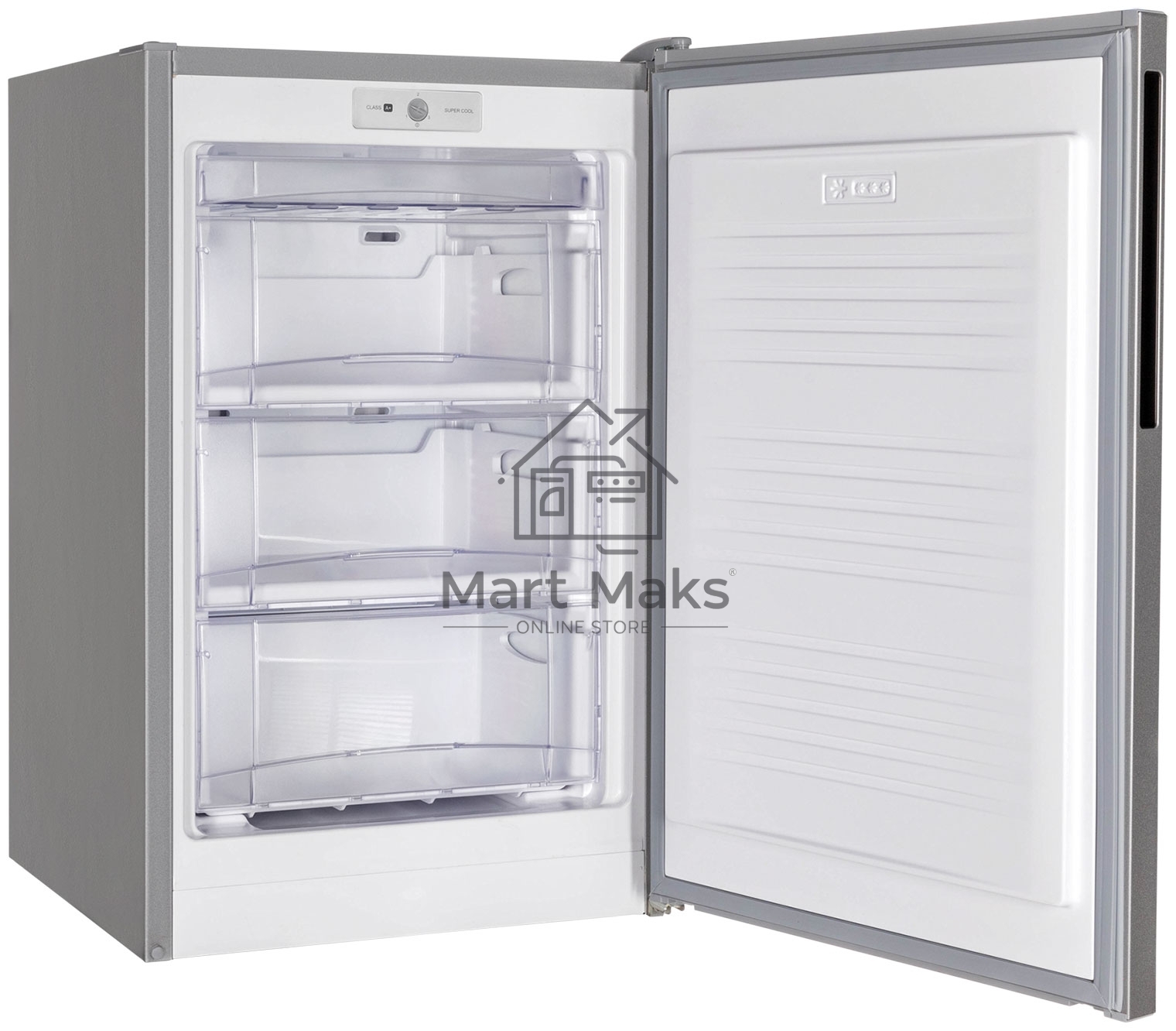 Морозильная камера Nordfrost DF 260NF SAP, серебристый, 75 л, 3 ящика