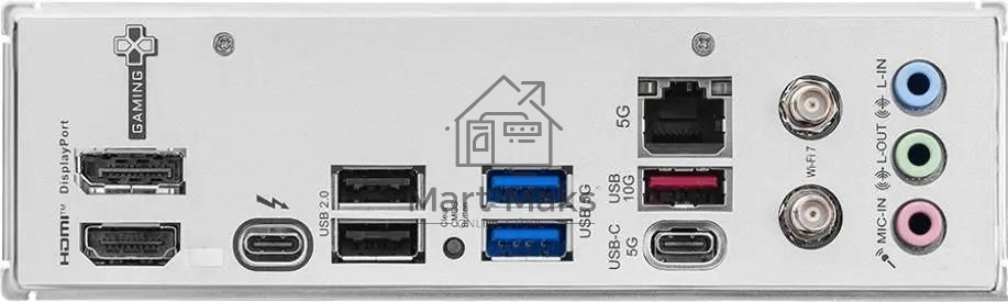 Материнская плата MSI B860M GAMING PLUS WIFI, LGA 1851, Intel B860, 4xDDR5, 4xSATA, 3xM.2, 1xPCIe 4.0 x4, 1xPCIe 5.0 x16, 1xDP, 1xHDMI, 1xUSB-C, 1x 5Gb LAN, 3xUSB-A 2.0, 2xUSB-A 3.2 Gen 1, 1xUSB 3.2 Gen 2, 7.1, 3x3.5 мм, mATX