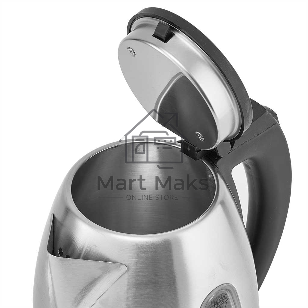 Чайник электрический DELTA DL-1114 нерж. с серым