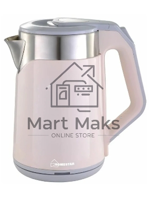 Чайник электрический Homestar HS-1019 1,8 л стальной розовый