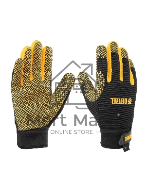 Перчатки универсальные Denzel 67999 силиконовое нанесение, размер 9