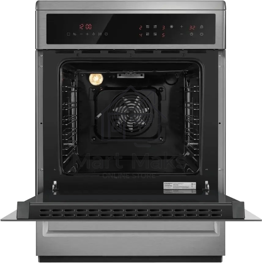 Плита электрическая Maunfeld MEC611CS10TD серебристый, конфорок 4 шт, духовка 59 л, 60 см x 85 см x 63 см
