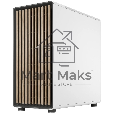 Компьютерный корпус без блока питания Fractal Design North XL TG Dark Tint, Full-Tower, 3x140мм, 2xUSB-A 3.2 + 1xUSB 3.2 Type-C E-ATX, ATX, mATX, mITX Wood panel, Chalk белый