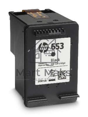 Картридж Hi-Black для HP DJ Plus Ink Advantage 6075/6475, №653XL 3YM75AE, BK