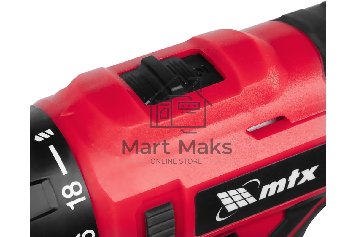 Дрель-шуруповерт аккумуляторная MTX MCDL-12-02P, Аккумуляторная, 12В, 2 АКБ, Кейс